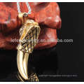 Hot selling claw tiger pendant,22k gold pendant for boyfriend